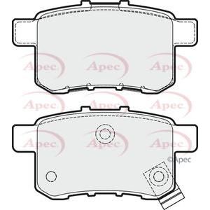 Apec Brake Pads Rear Fits Honda Accord