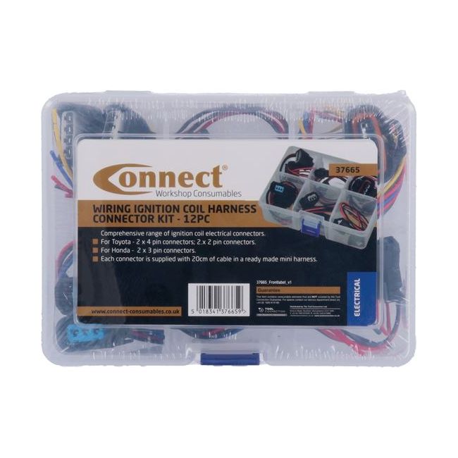 Connect Assorted Wiring Ignition Coil Harness Connector Kit 12pc 37665 Tool Connection  - Dynamic Drive