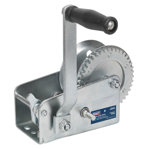 Sealey Geared Hand Winch 900kg Capacity GWE2000M Sealey  - Dynamic Drive