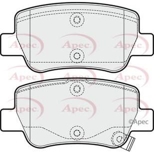 Apec Brake Pads Rear Fits Toyota Avensis