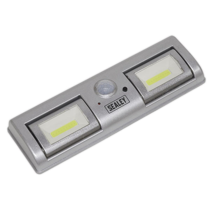 Sealey GL931 Auto Light 1.2W COB LED with PIR Sensor 3 x AA Cell Sealey  - Dynamic Drive