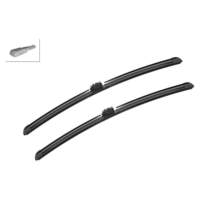 Bosch Aerotwin Flat Blade A844S Front Window Windscreen Wiper Blade Set Pair