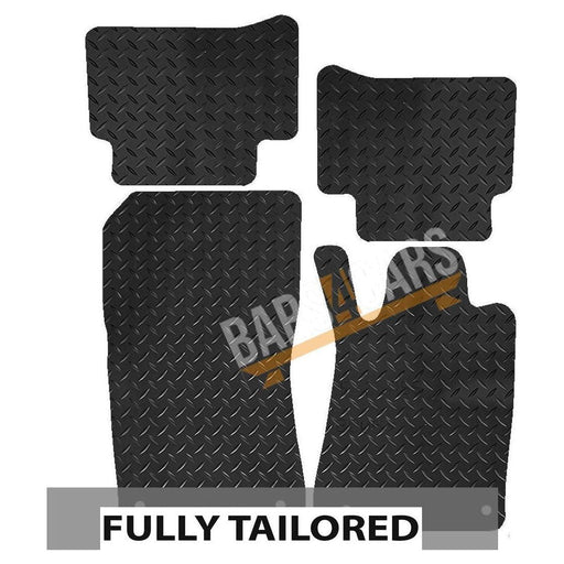 Tailored Rubber Car Mats for Mercedes E Class 05-08 Set of 4 XL With 4 Clips UKB4C  - Dynamic Drive