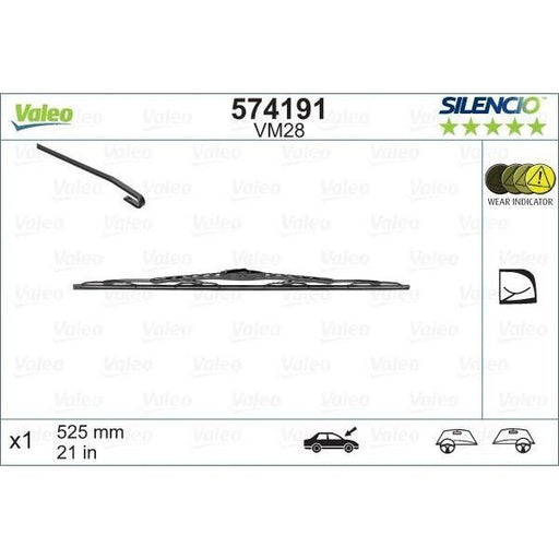 Valeo Single Wiper Blades 574191 Automotive Part Valeo  - Dynamic Drive