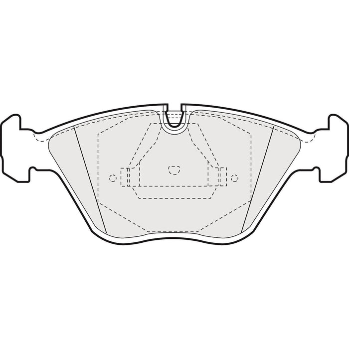 Apec Brake Pads Front Fits Audi 100 80 90 Coupe Jaguar/Daimler Xj Series Xk