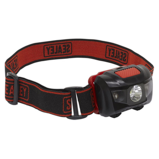 Sealey Head Torch 3W SMD & 2 Red LED 3 x AAA Cell HT03LED Sealey  - Dynamic Drive