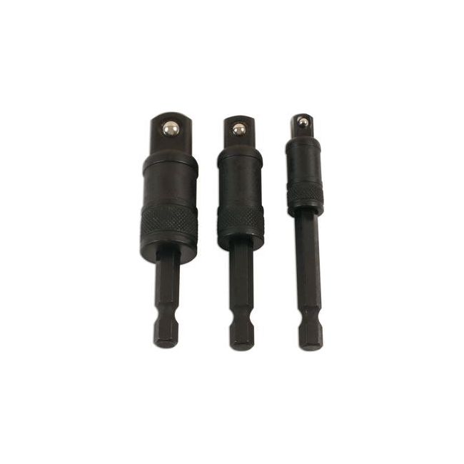 Laser Impact Quick Locking Socket Adaptor Set 75mm 3pc 7778