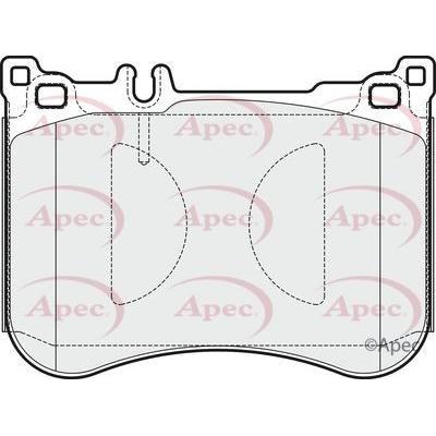 Apec Brake Pads Front Fits Mercedes-Benz Sl 35002/12 -;Mercedes-Benz 40