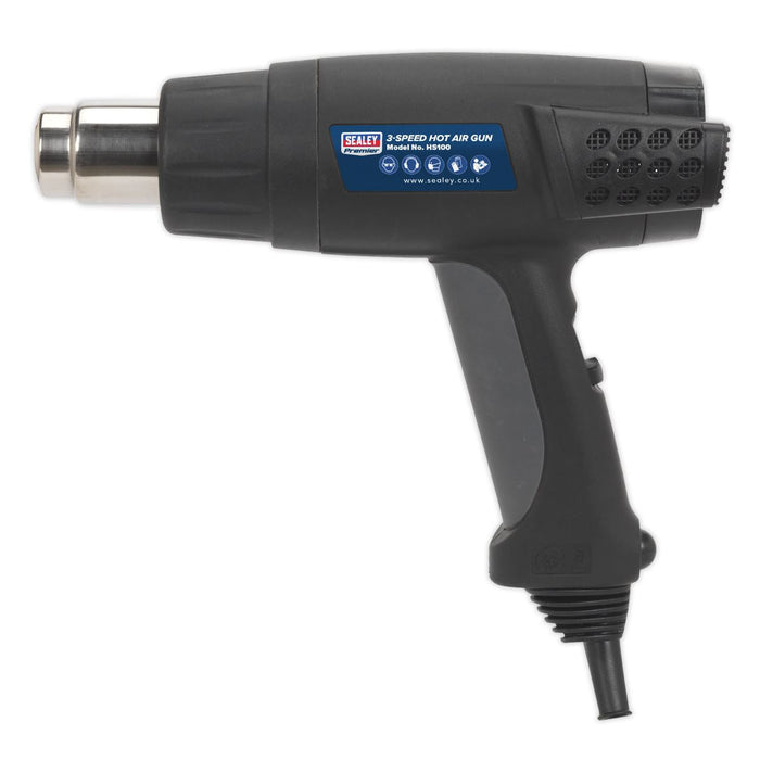 Sealey Hot Air Gun 1800W 3-Speed 50/420/650ïC HS100