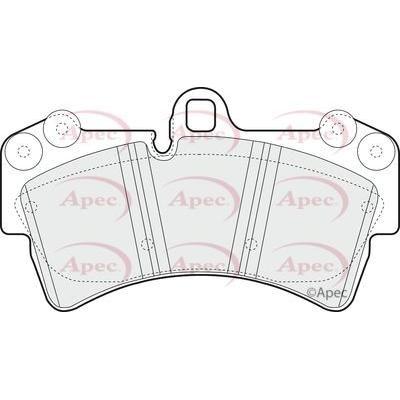 Apec Brake Pads Front Fits Audi Q7 Porsche Cayenne VW Touareg