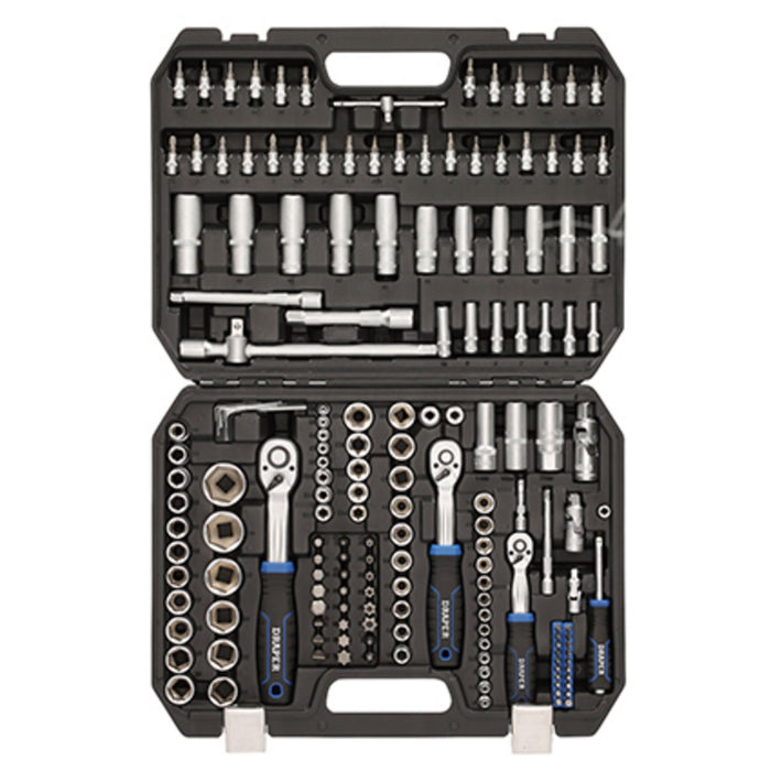 Draper HI-TORQ Metric Socket Set, 1/4", 3/8"  & 1/2" Sq. Dr. (171 Piece) Draper  - Dynamic Drive