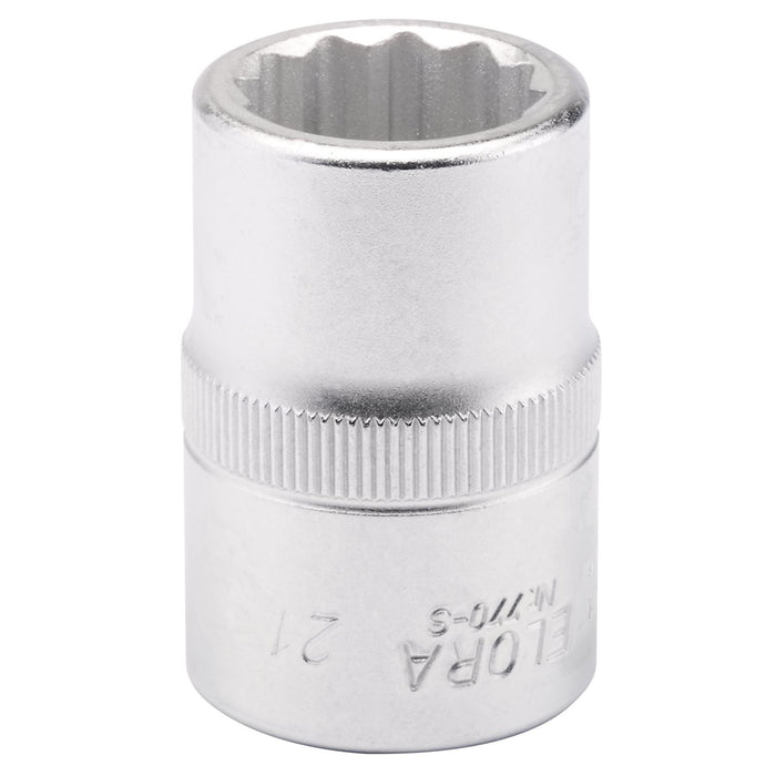 Draper Elora Bi-Hexagon Socket, 3/4" Sq. Dr., 21mm 00690 Draper  - Dynamic Drive