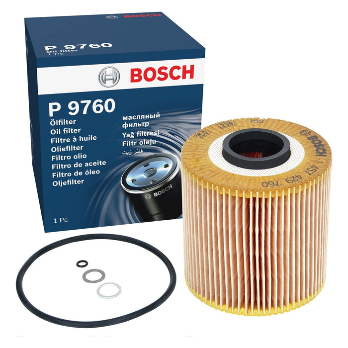 Genuine Bosch Car Oil Filter P9760 fits Isuzu Trooper DiTD - 3.0 - 98-04 1457429