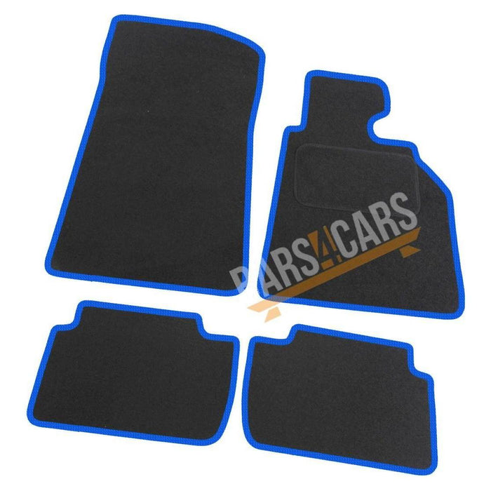 Fully Tailored Blue Trim Carpet Mats BMW E46 (3 Series) Coupe 2 Dr Set of 4 UKB4C  - Dynamic Drive