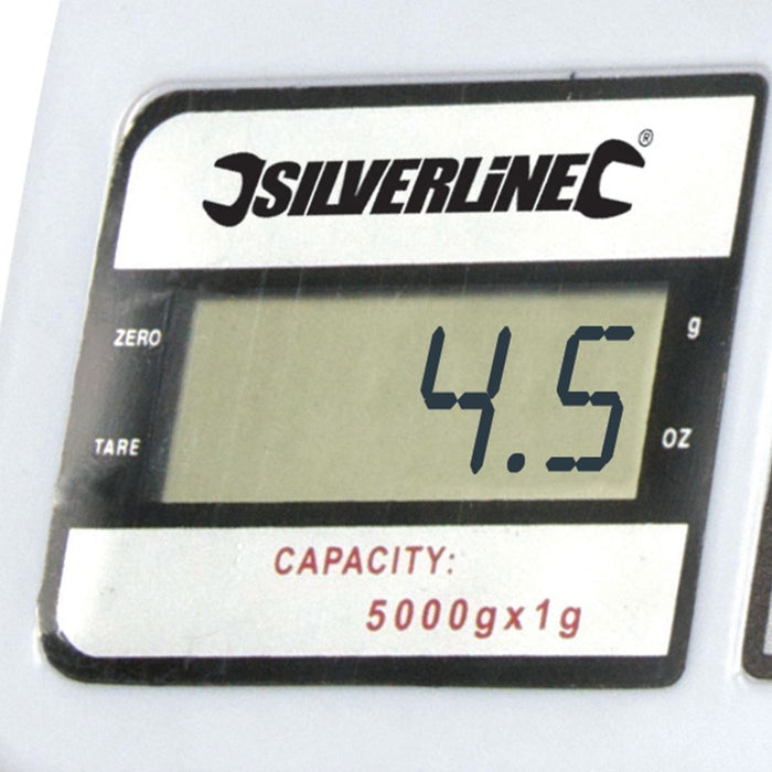 Silverline Digital Scales 5kg 651052