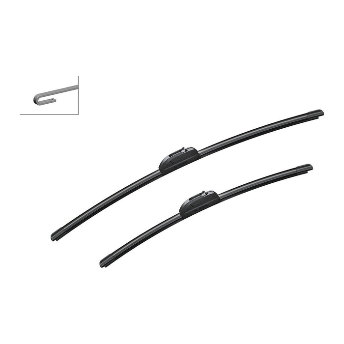 Bosch Aerotwin Flat Blade 600/480 AR608S Front Windscreen Wiper Blades Pair Set