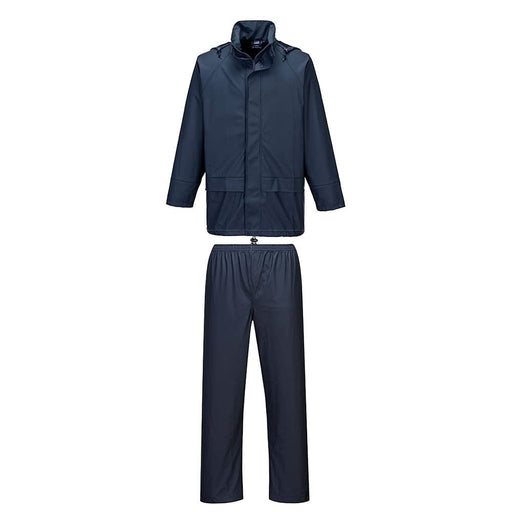 Portwest Sealtex Essential Rain Suit (2 Piece) - Navy - 3XL Portwest  - Dynamic Drive