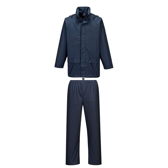 Portwest Sealtex Essential Rain Suit (2 Piece) - Navy - 3XL Portwest  - Dynamic Drive