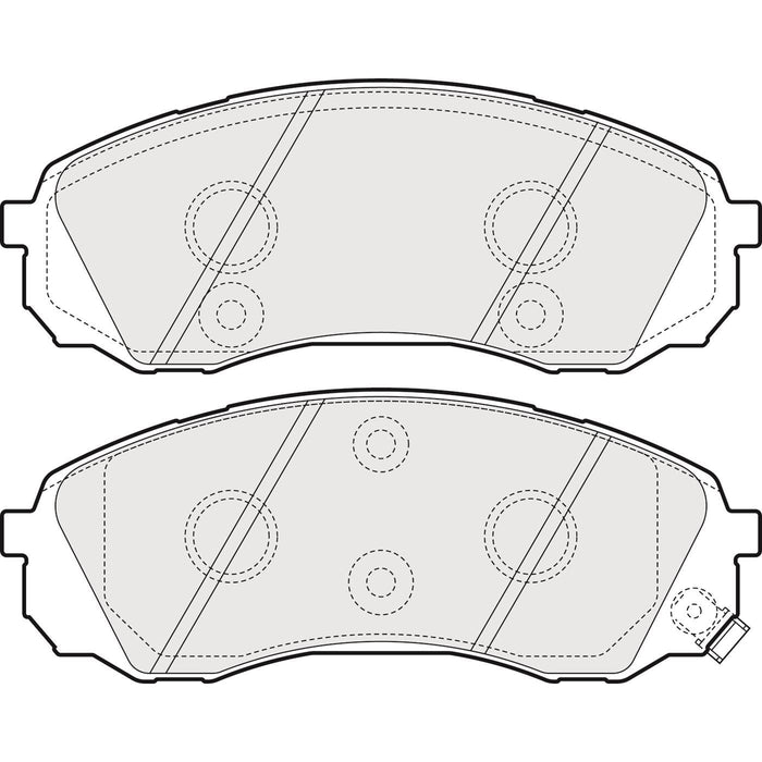 Apec Brake Pads Front Fits Hyundai I800 Iload Montana Kia Sedona