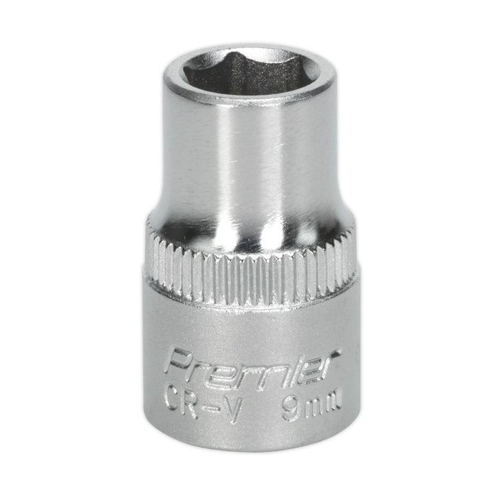 Sealey WallDrive Socket 9mm 3/8"Sq Drive S3809 Sealey  - Dynamic Drive