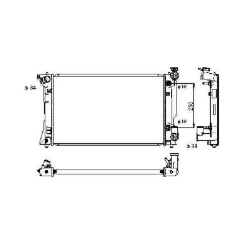 NRF Radiator 53395 NRF  - Dynamic Drive