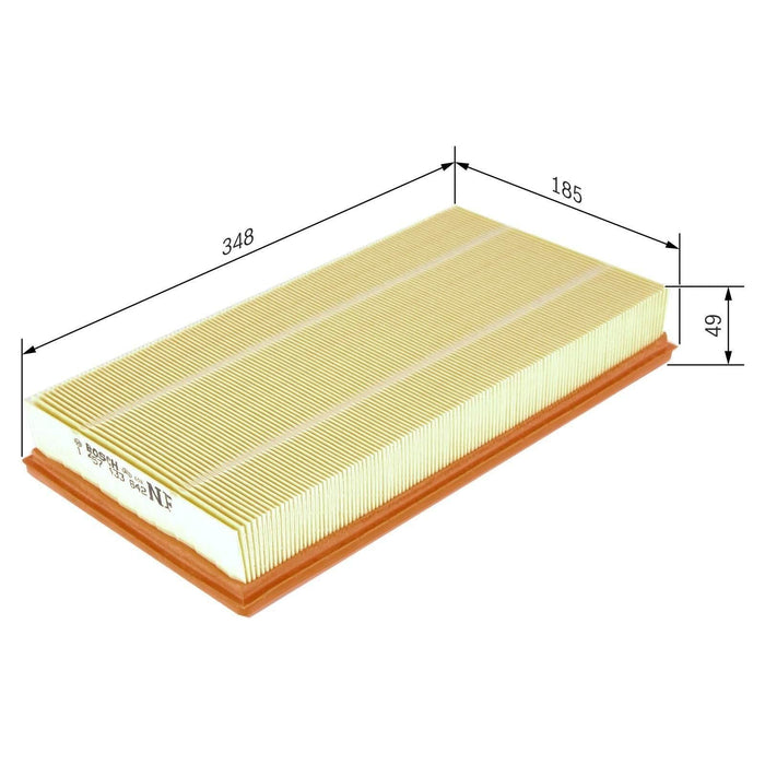 Genuine Bosch Car Air Filter S3642 fits Volvo C70 T5 - 2.0 - 99-05 1457433642