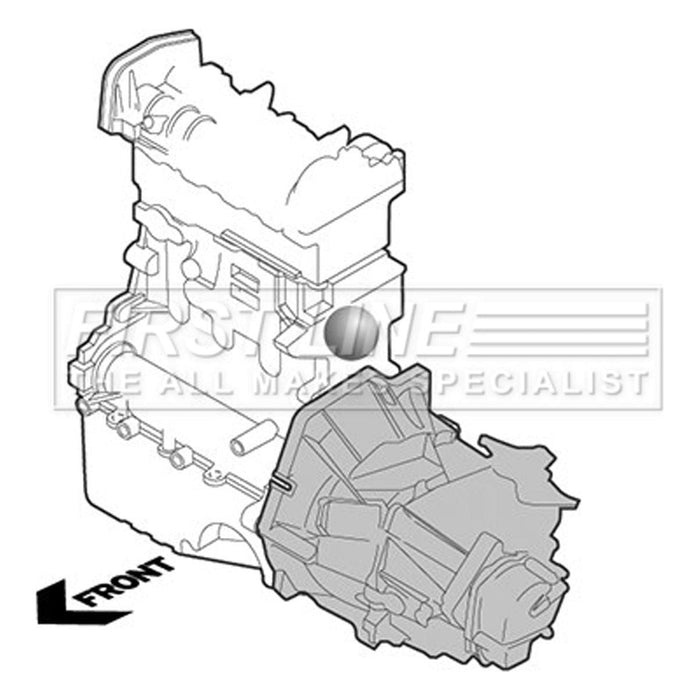 Genuine First Line Engine Mounting (Upper Lh) fits Peugeot EXPERT 1.9 9806 FEM32