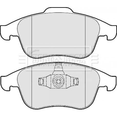 Genuine Borg & Beck Front Brake Pads fits Renault Laguna III 07 BBP2057 Borg & Beck  - Dynamic Drive