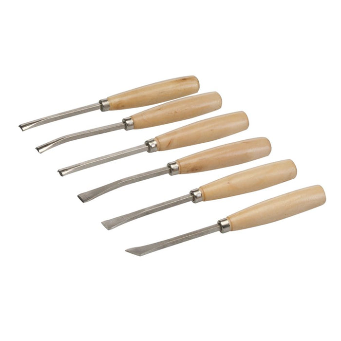 Silverline Carving Chisel Set 6pce 6pce Silverline  - Dynamic Drive