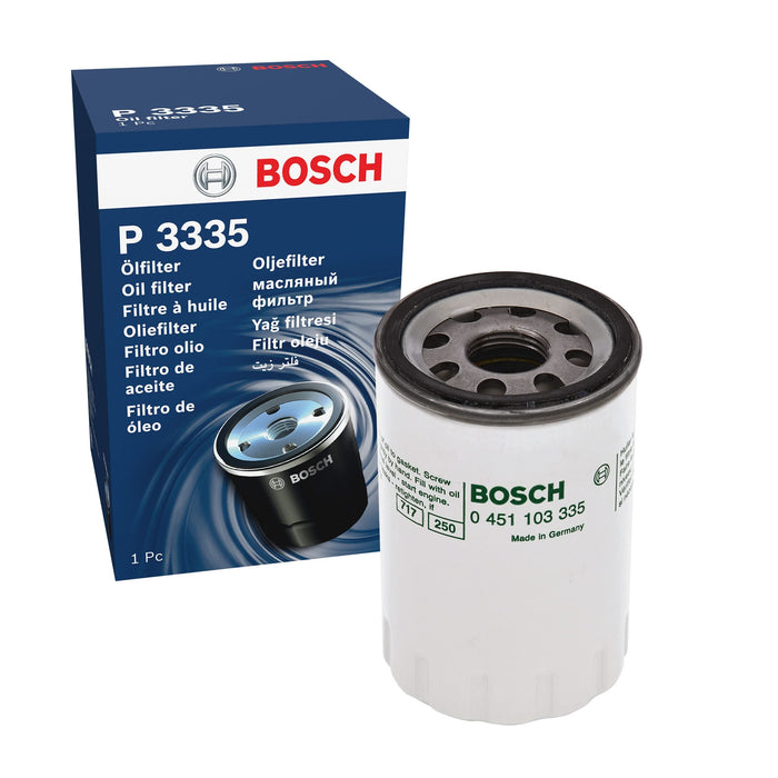 Genuine Bosch Car Oil Filter P3335 fits Jaguar XK 8 - 4.0 - 96-99 0451103335