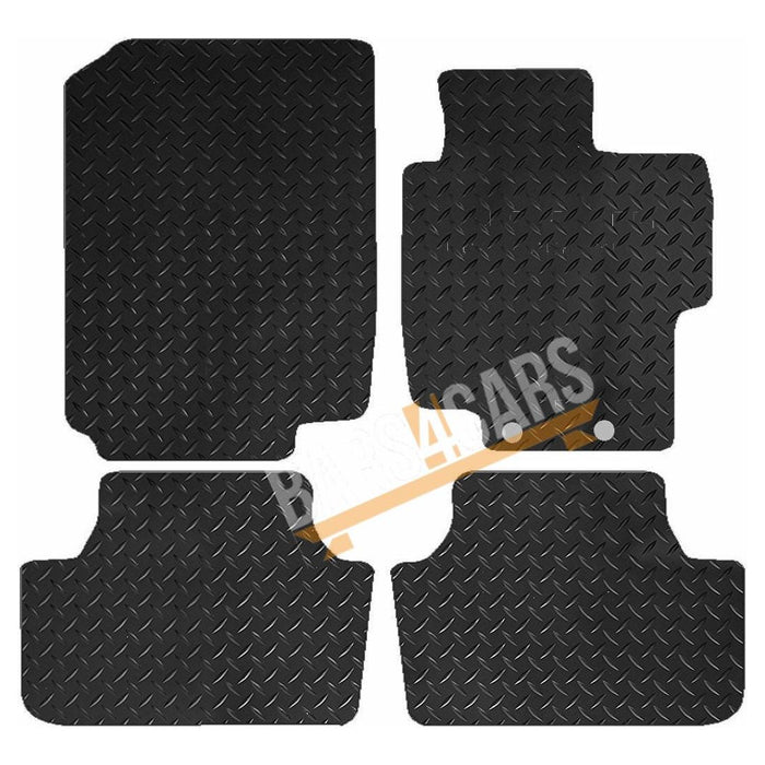 Tailored Rubber Mats for Honda Accord Manual + Clips 2004 2005 2006 2007 2008 UKB4C  - Dynamic Drive