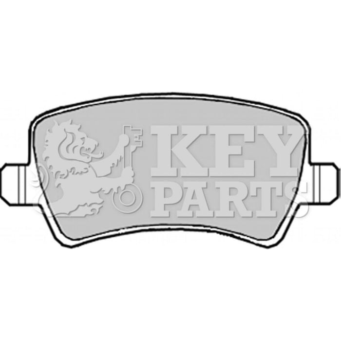 Genuine Key Parts KBP1982 Rear Brake Pads (TRW)