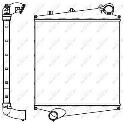 NRF Radiator fits Volvo FH16 NRF  - Dynamic Drive