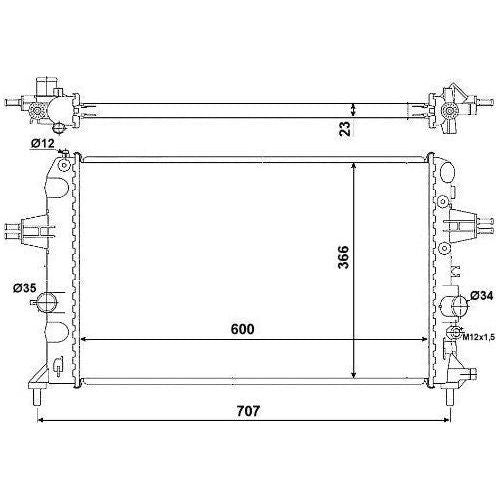 NRF Radiator 53000