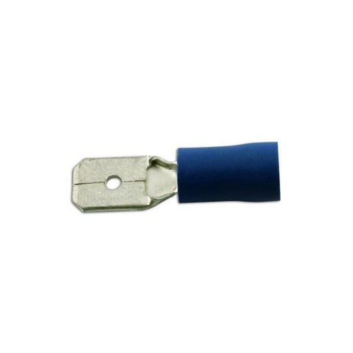 Connect Wiring Connectors - Blue - Male Blade - 6.3mm - Pack Of 100 Connect  - Dynamic Drive