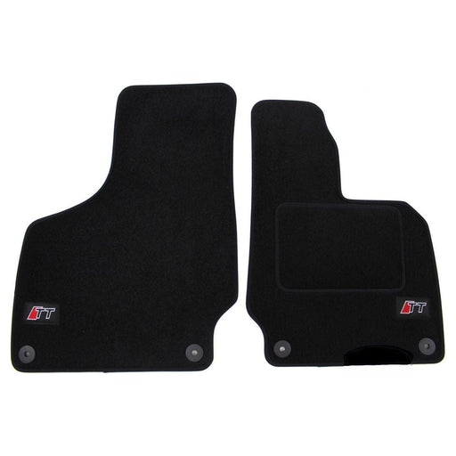 Tailored Logo Velour Carpet Floor Mats for Audi TT MK2 2006-2014 2PCS UKB4C  - Dynamic Drive