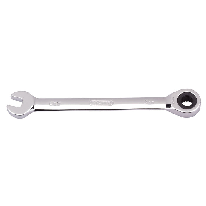 Draper Metric Ratcheting Combination Spanner, 6mm 31003