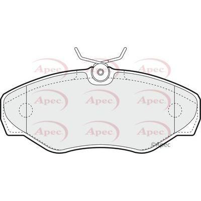 Apec Brake Pads Front Fits Nissan Primastar Opel Vivaro Renault Trafic