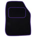 Tailored Purple Trim Carpet Mats fits Ford Focus 05-11 05 06 07 08 09 10 11 UKB4C  - Dynamic Drive