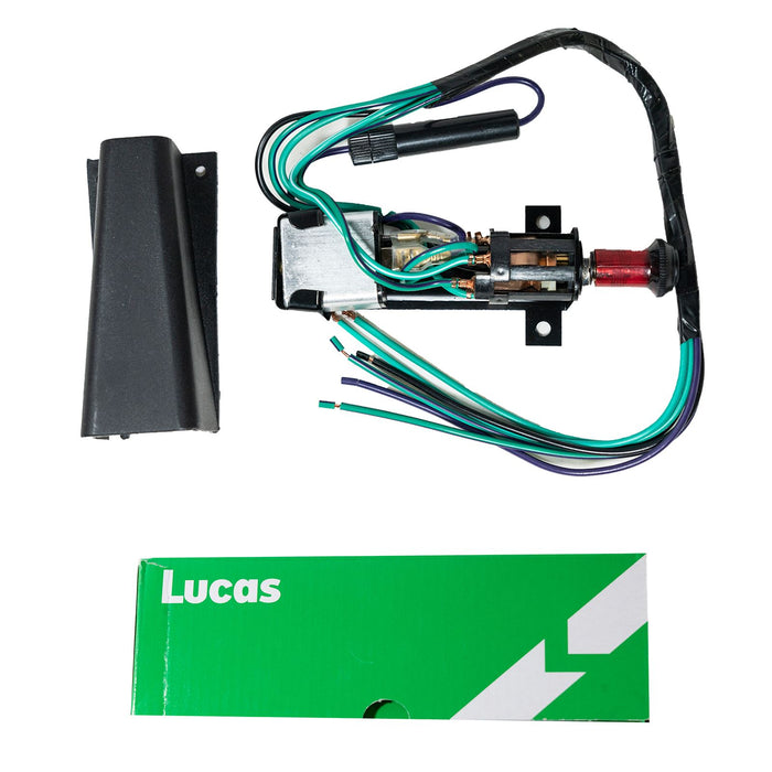 Lucas SFB300 12V Classic Car Hazard Warning Light Switch + Relay With Bracket Lucas  - Dynamic Drive