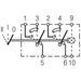 Hella Switch Flip Switch Control II+I-0 Number of connectors: 8 6RH 004 570-187 Hella  - Dynamic Drive