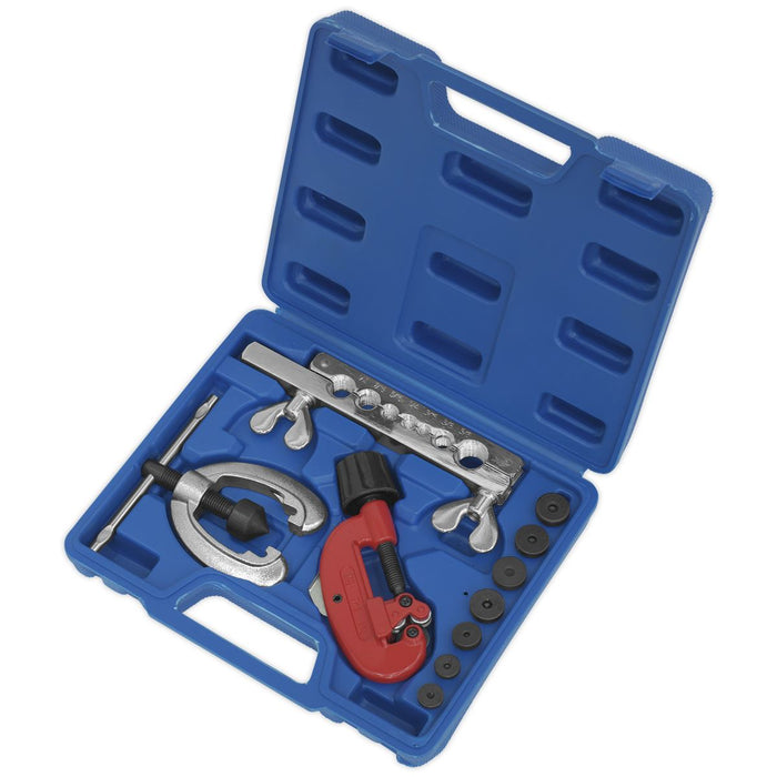 PIPE FLARING & CUTTING KIT 10PC Sealey  - Dynamic Drive