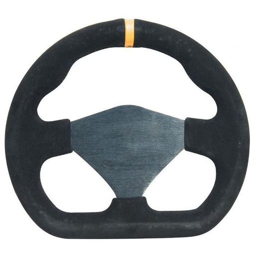 250mm Alcantara 3 Spoke Sports Steering Wheel Flat Bottomed M Blank Centre Mountney Classic  - Dynamic Drive