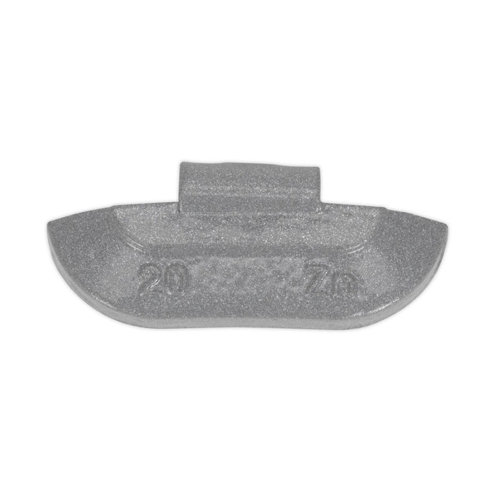 Sealey Wheel Weight 20g Hammer-On Zinc for Steel Wheels Pack of 100 WWSH20