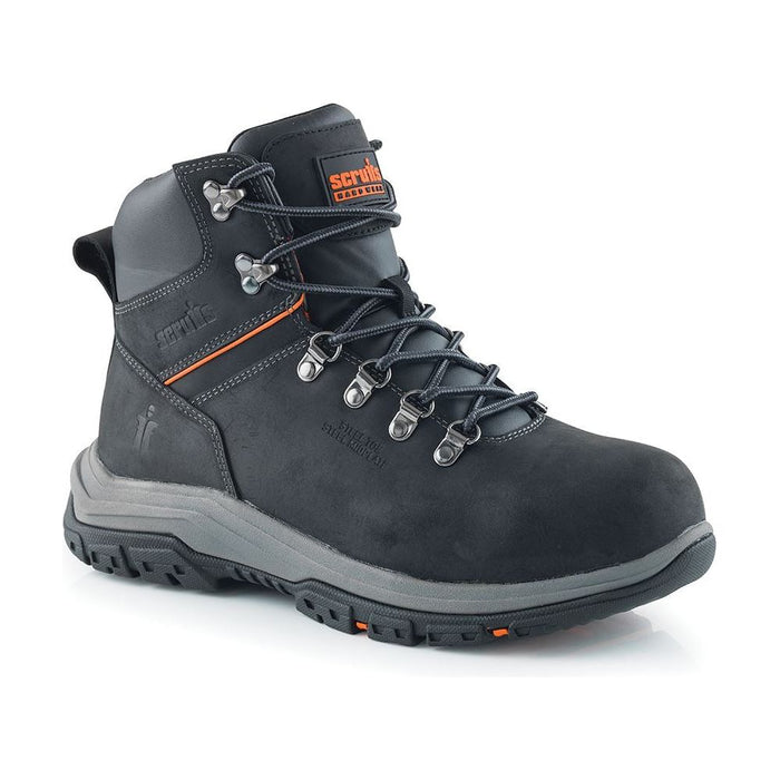 Scruffs Rafter Safety Boots Black Size 8 / 42 Scruffs  - Dynamic Drive