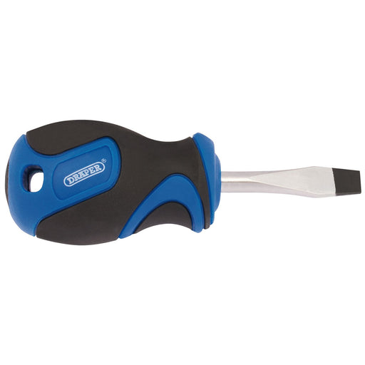 Draper Soft Grip Plain Slot Screwdriver, 6.0 x 38mm 48921 Draper  - Dynamic Drive