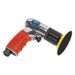 Sealey 75mm Mini Air Polisher 1/4" BSP Hook & Loop Buffing Polishing Sealey  - Dynamic Drive