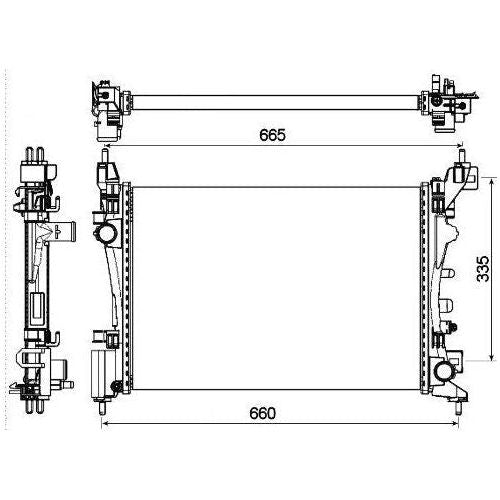 NRF Radiator 53115