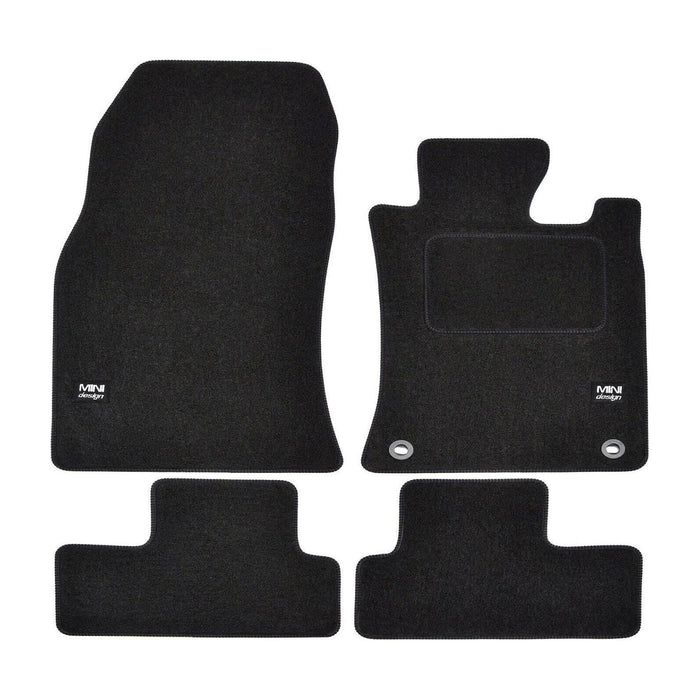 Tailored Logo Velour Carpet Floor Mats for Mini Cooper 2001-2006 4PCS UKB4C  - Dynamic Drive