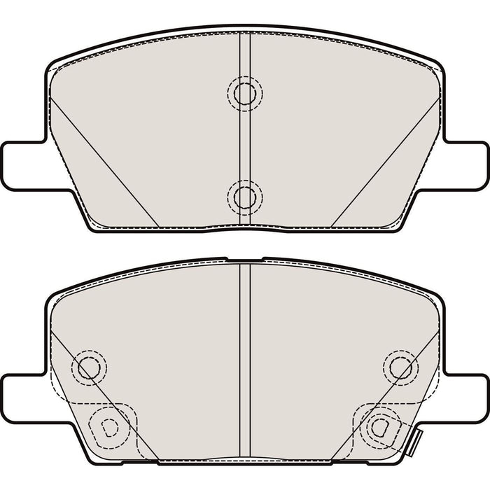 Apec Brake Pads Front Fits Opel Mokka X Vauxhall